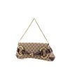 Gucci Mors handbag in brown logo canvas and brown leather - 00pp thumbnail