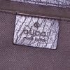 Borsa Gucci Mors in tela siglata marrone e pelle marrone - Detail D3 thumbnail