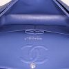 Chanel Timeless handbag in blue quilted grained leather - Detail D3 thumbnail