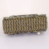 Chanel Timeless handbag in yellow and grey tweed - Detail D5 thumbnail