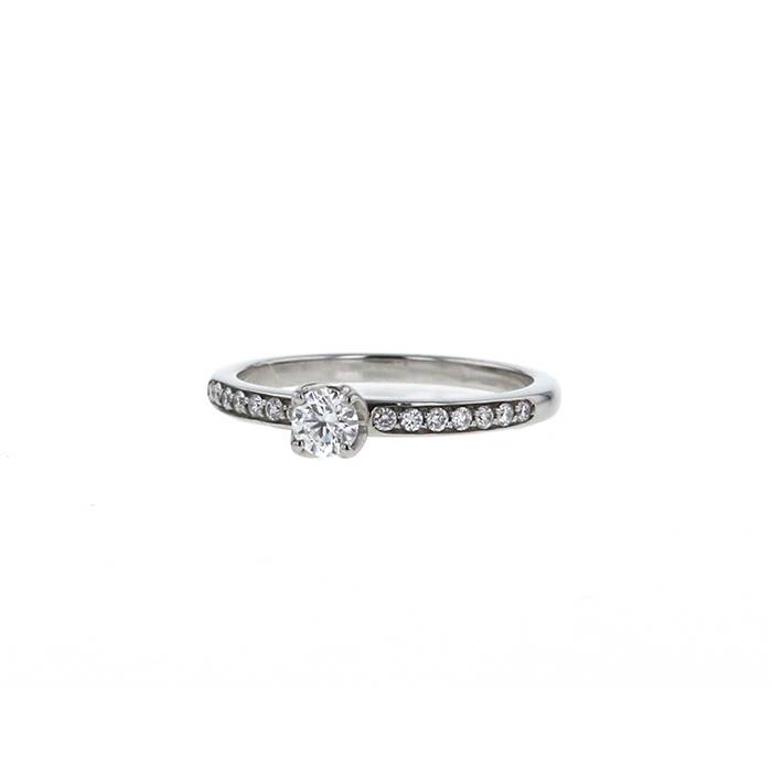 Fred Delphine ring in platinium and in diamond - 00pp