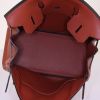 Hermes Birkin 30 cm handbag in copper leather taurillon sakkam - Detail D2 thumbnail