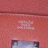 Hermes Birkin 30 cm handbag in copper leather taurillon sakkam - Detail D3 thumbnail