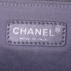 Chanel Petit Shopping handbag in black quilted canvas - Detail D4 thumbnail
