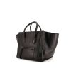 Shopping bag Celine Phantom in pelle nera simil coccodrillo - 00pp thumbnail