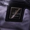 Fendi Baguette Double handbag in white canvas and black leather - Detail D3 thumbnail