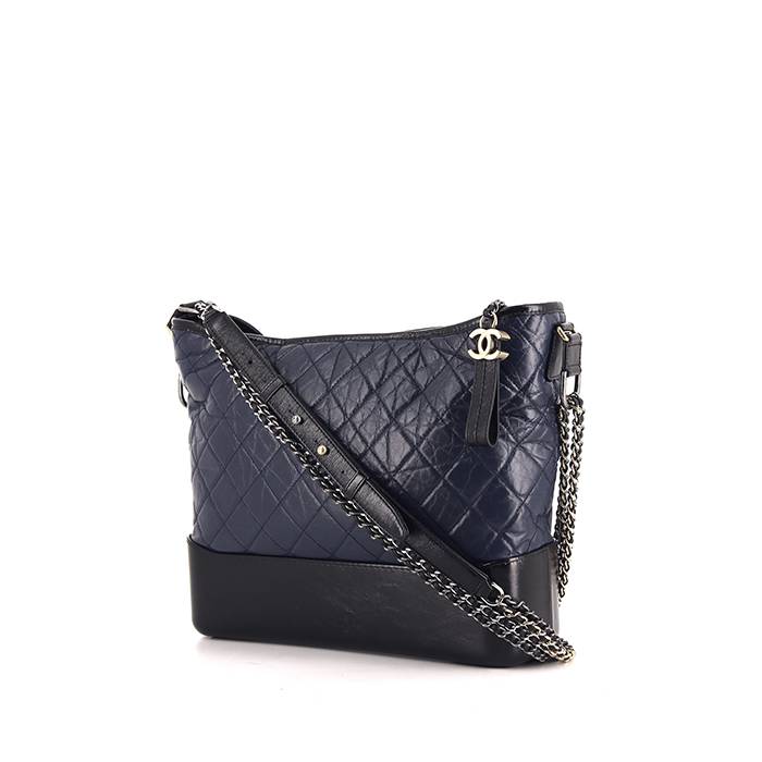 1000 AUTH RARE Chanel Gabrielle Baby Blue Grey  Hobo Shoulder Bag   eBay