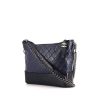 Chanel Gabrielle  shoulder bag in blue and black leather - 00pp thumbnail
