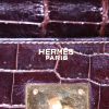Bolso de mano Hermes Kelly 32 cm en cocodrilo porosus marrón - Detail D4 thumbnail