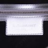 Burberry DK88 medium model shoulder bag in silver and black bicolor leather - Detail D4 thumbnail
