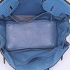 Borsa Hermes Birkin 35 cm in pelle taurillon clemence blu - Detail D2 thumbnail