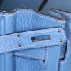 Sac à main Hermes Birkin 35 cm en cuir taurillon clémence bleu-jean - Detail D4 thumbnail