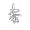 Van Cleef & Arpels Flying Butterfly ring in white gold and diamonds - 00pp thumbnail