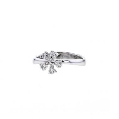 Sortija De Beers Corsage en platino y diamantes