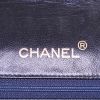 Chanel Timeless handbag in navy blue quilted leather - Detail D4 thumbnail