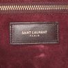 Bolso de mano Saint Laurent Duffle en cuero color burdeos - Detail D4 thumbnail