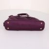 Bolso de mano Yves Saint Laurent Muse mini en satén violeta - Detail D4 thumbnail