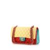Bolso de mano Chanel Timeless en cuero acolchado tricolor amarillo, rojo y verde - 00pp thumbnail
