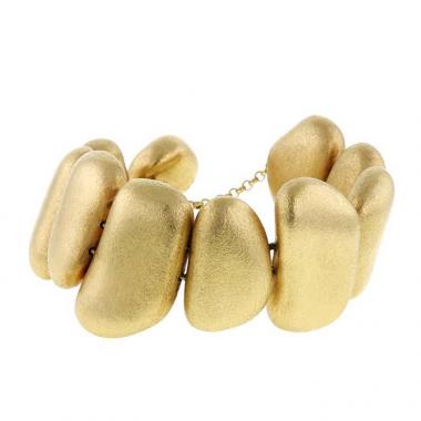 thumb h stern golden stone bracelet in yellow gold