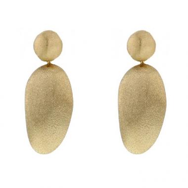 Paire de pendants d'oreilles H. Stern en or jaune