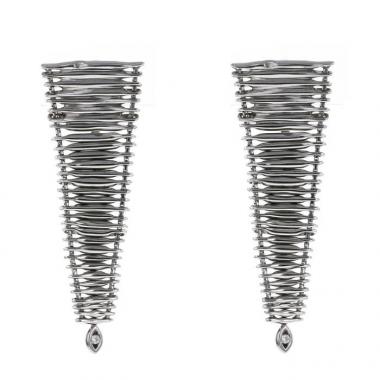 Paire de pendants d'oreilles H. Stern Filament en or blanc et diamants
