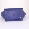 Borsa Celine Tie Bag modello medio in pelle blu - Detail D4 thumbnail