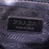 Prada Antic Buckles handbag in black leather and black canvas - Detail D3 thumbnail