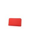 Fendi Selleria wallet in red grained leather - 00pp thumbnail