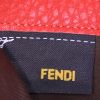 Fendi Selleria wallet in red grained leather - Detail D3 thumbnail