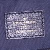 Louis Vuitton petit Noé handbag in grey blue monogram canvas and navy blue leather - Detail D3 thumbnail
