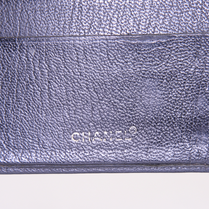 Chanel wallet in black leather - Detail D3