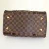 Louis Vuitton Berkeley handbag in damier canvas and brown leather - Detail D4 thumbnail