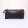 Bolso de mano Celine Luggage Micro en cuero tricolor marrón, negro y gris - Detail D4 thumbnail