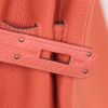 Hermes Birkin 30 cm handbag in orange Feu togo leather - Detail D4 thumbnail