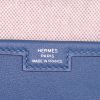 Pochette Hermes Jige en cuir Swift Bleu Thalassa - Detail D3 thumbnail