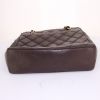 Chanel Grand Shopping shopping bag in brown leather - Detail D4 thumbnail