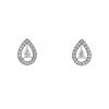 Boucheron Ava small earrings in white gold and in diamond - 00pp thumbnail
