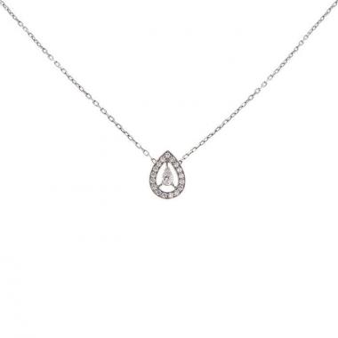Boucheron Ava necklace in white gold and diamonds Boucheron Ava necklace in white gold and diamonds