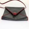 Hermès Penelope handbag in black and burgundy leather - Detail D4 thumbnail