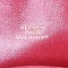 Hermès Kilts handbag in red box leather - Detail D3 thumbnail