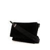 Gucci shoulder bag in black suede - 00pp thumbnail