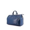 Bolso de mano Louis Vuitton Speedy 35 en cuero Epi azul - 00pp thumbnail