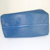 Bolso de mano Louis Vuitton Speedy 35 en cuero Epi azul - Detail D4 thumbnail