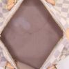 Sac à main Louis Vuitton Speedy 25 cm en toile damier enduite azur et cuir naturel - Detail D2 thumbnail