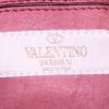 Borsa a tracolla Valentino Garavani Rockstud in pelle rossa decorazioni con borchie - Detail D3 thumbnail