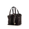 Gucci Boston handbag in brown monogram leather - 00pp thumbnail