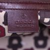 Gucci Boston handbag in brown monogram leather - Detail D3 thumbnail