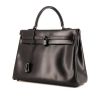 Hermes Kelly 35 cm So Black handbag in black box leather - 00pp thumbnail