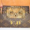 Louis Vuitton Zephyr 50 suitcase in brown monogram canvas and natural leather - Detail D3 thumbnail
