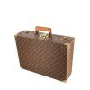 Louis Vuitton Zephyr 60 suitcase in brown monogram canvas and natural leather - 00pp thumbnail